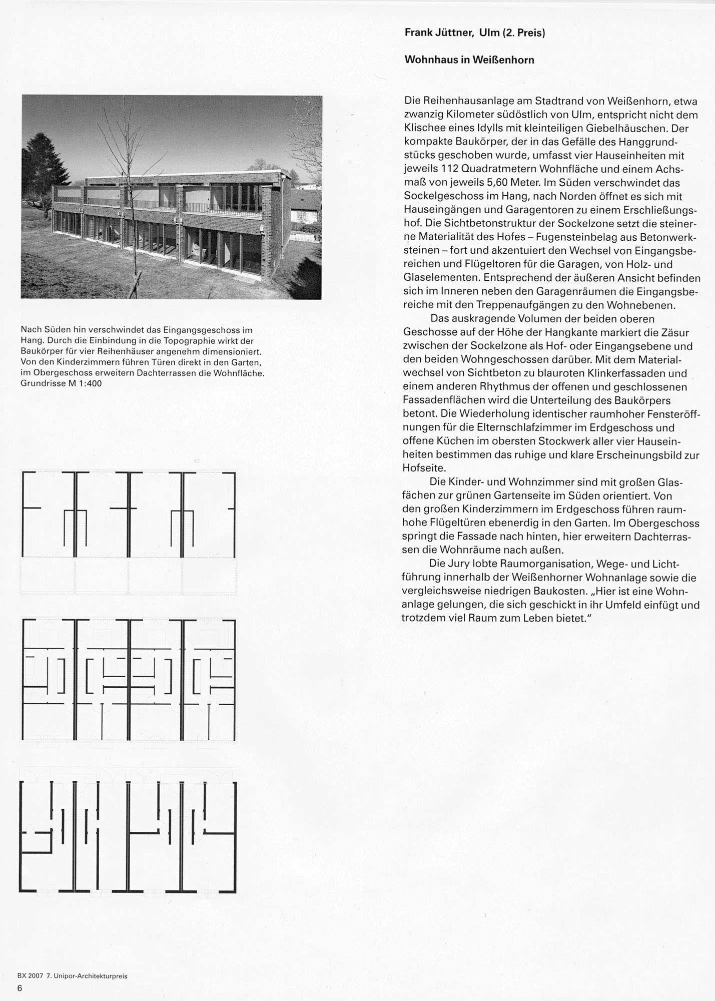 Publikation Nr. 8 · Frank Jüttner Architekt BDA